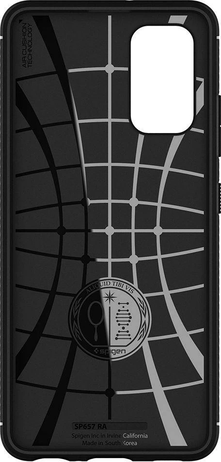 Mbështjellës Spigen Rugged Armor për Samsung Galaxy A52/A52s, Matte Black