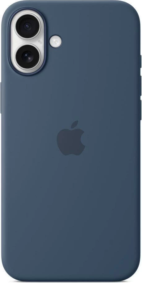 Apple iPhone 16 Plus Silicone Case with MagSafe, Denim
