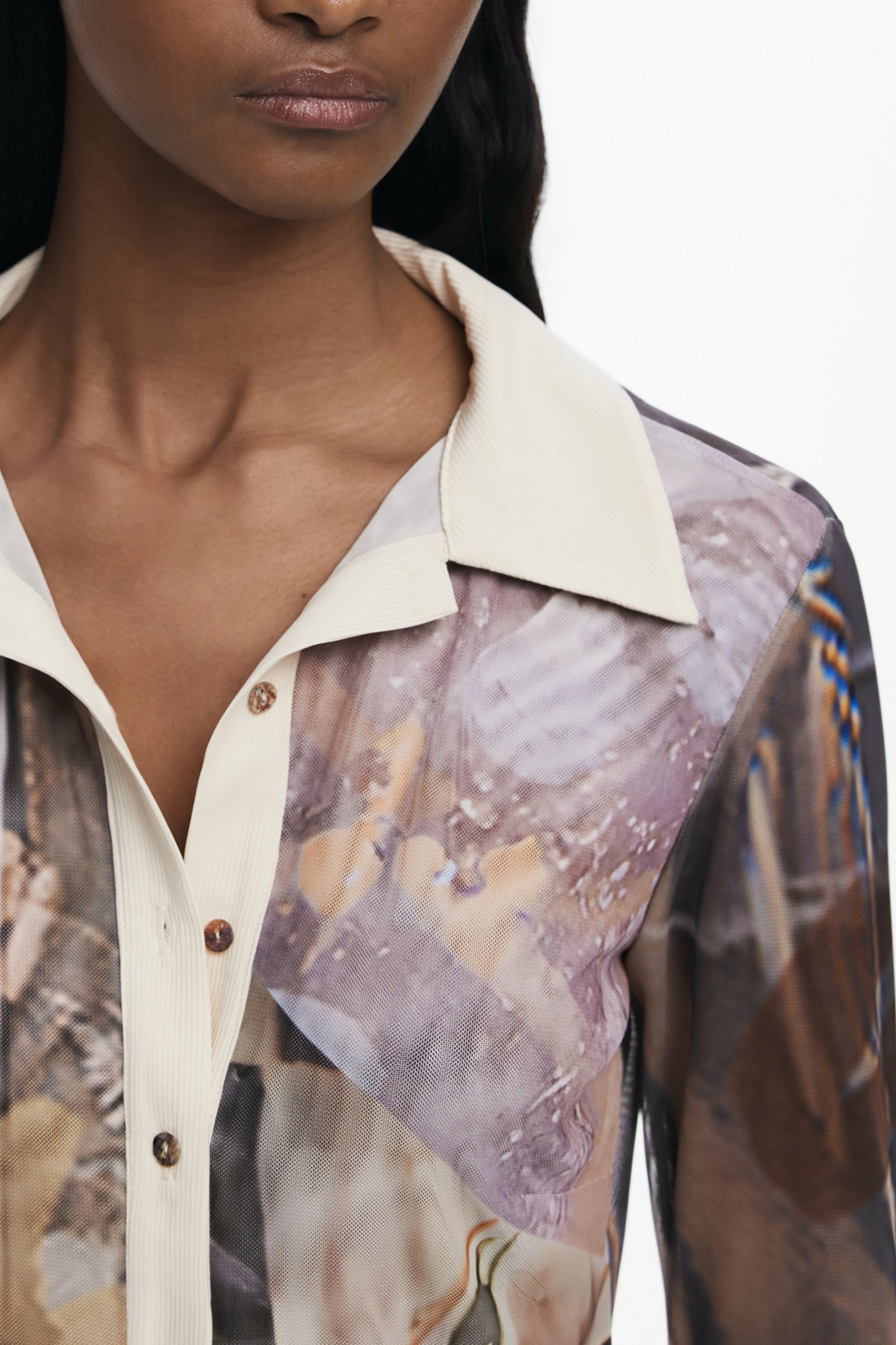 Këmishë për femra DESIGUAL EYRE, bezhë