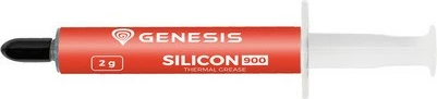 Pastë termale Natec GENESIS Silicon 900, 2g, me spatulë dhe leckë, E kuqe