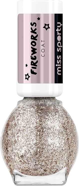 Llak për thonj Miss Sporty Fireworks Coat 3 The Glitters 7ml