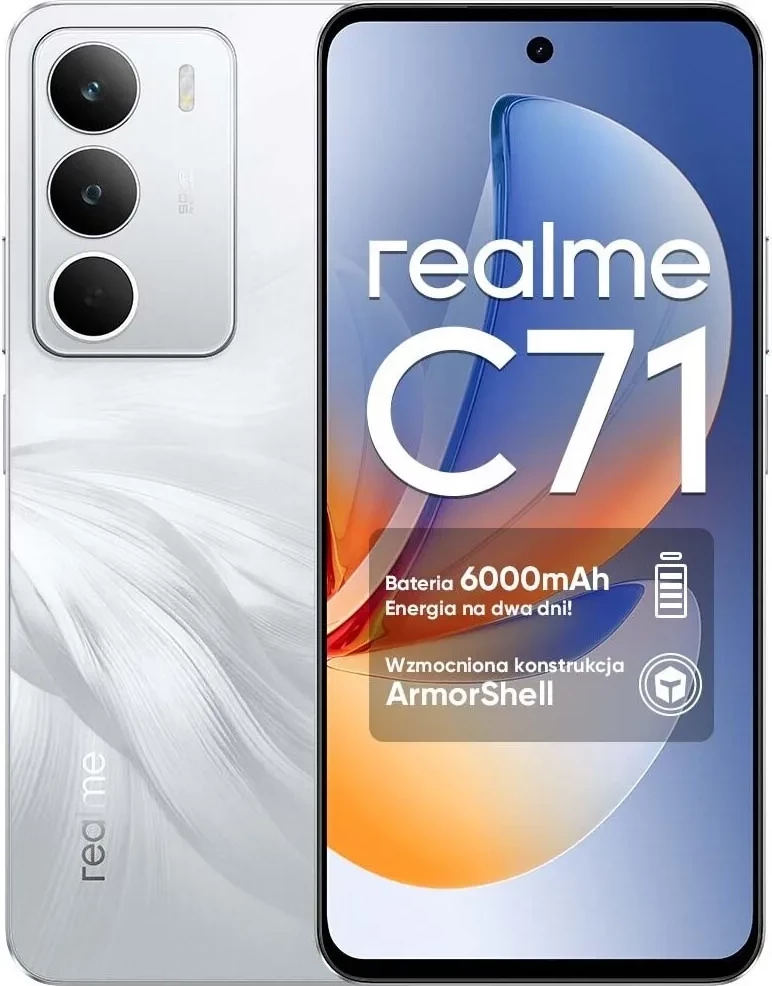 Celular Realme C71 8/256GB bardhë