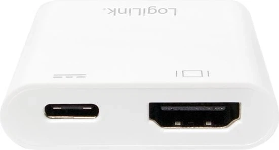 Adaptori LogiLink USB-C në HDMI, i bardhë