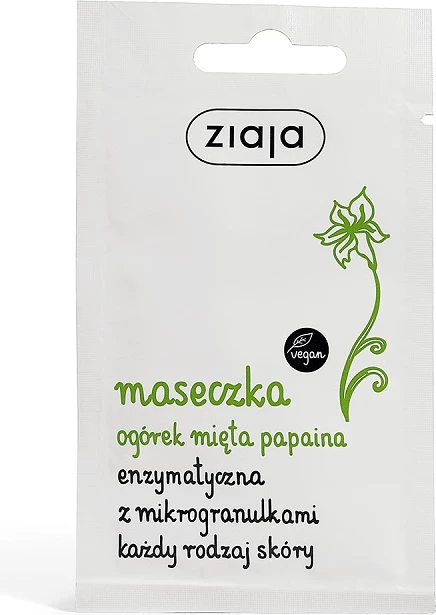 Maskë enzimatike me mikrogranula për femra Ziaja me kastravec, 7ml