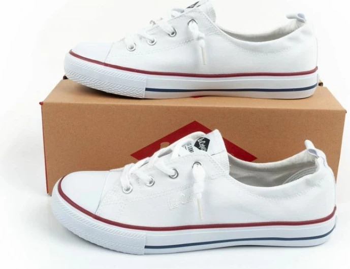 Këpucë femra Lee Cooper, të bardha