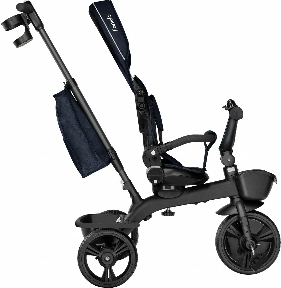 Tricikël Lionelo KORI, 2-në-1, për fëmijë, Blue Navy