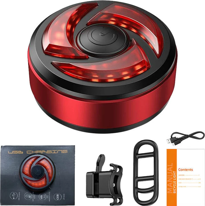 Dritë e pasme biçiklete Superfire BTL02, LED, 330mAh, e zezë/kuqe