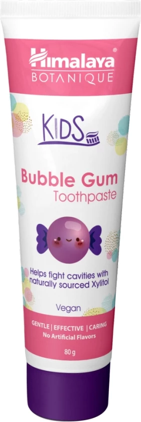 Pasta për dhëmbë për fëmijë Himalaya Botanique Kids Bubble Gum, 80g