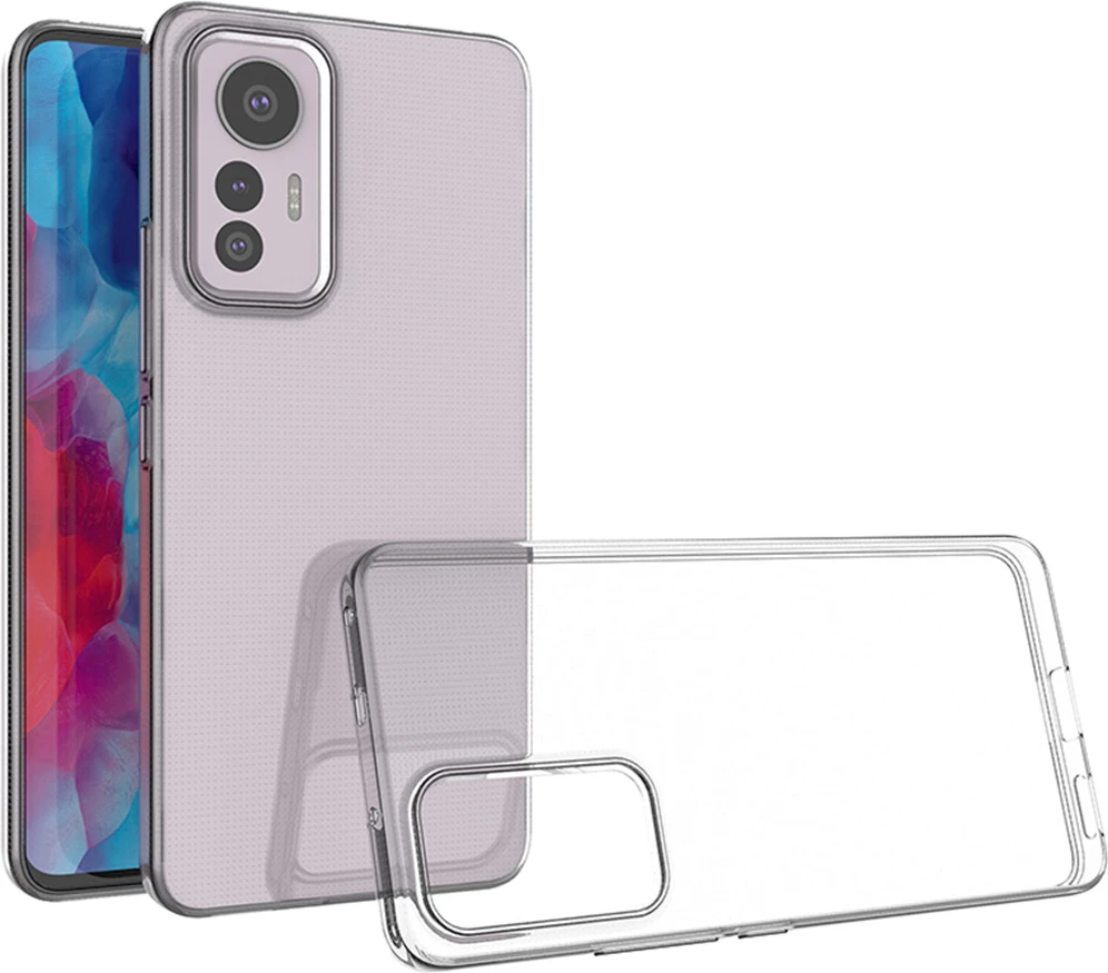 Mbështjellës Hurtel Ultra Clear 0.5mm për Xiaomi 12 Lite, Transparent