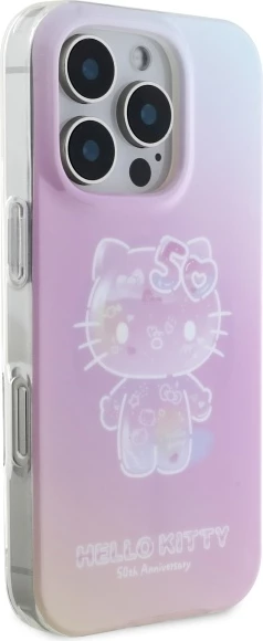 Mbështjellës Hello Kitty për iPhone 16 Pro, MagSafe, Rozë, 50 vjetori