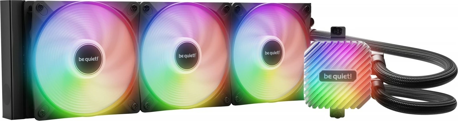 Ftohës me ujë për procesor Be quiet! Light Loop 360mm AIO ARGB, 3 ventilatorë, i zi