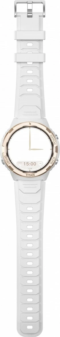 Smartwatch Maxcom FW100 Titan Valkiria, 1.3" AMOLED, Bluetooth, Bardhë