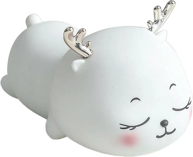 Llambë nate për fëmijë SuperFire L07 Little Elk, shumëngjyrëshe, me timer, e bardhë