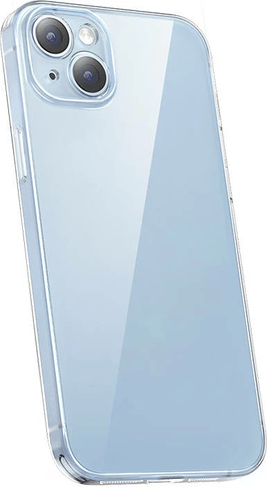 Mbështjellës dhe xham i temperuar Baseus Corning për iPhone 14 Plus, transparent, set