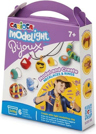 Set për krijimin e bizhuterive Carioca Modelight, për gjerdanë dhe unaza, me vegla