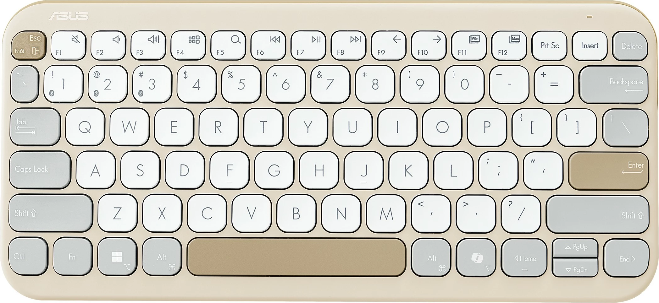 Tastierë ASUS KW100 beige