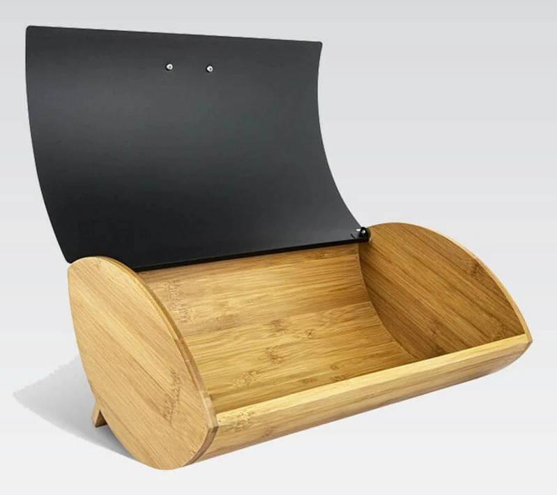 Kuti buke Maestro MR-1775-BLACK, metal dhe bambu, e zezë