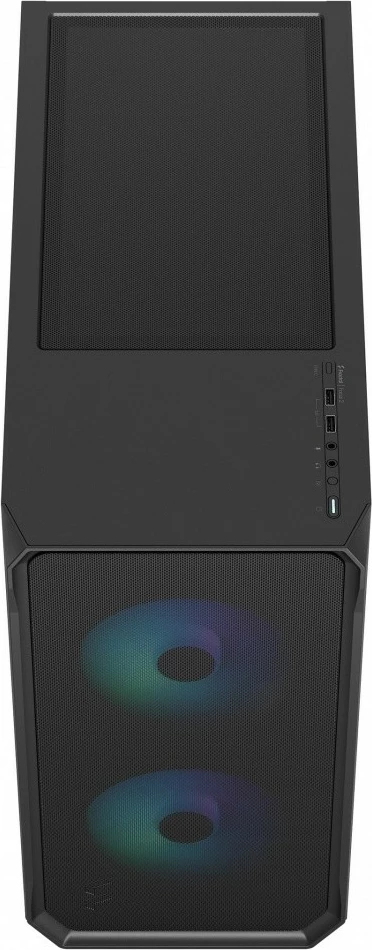 Kasë Fractal Design Focus 2 RGB, Midi Tower, ATX, Xham i temperuar, E zezë