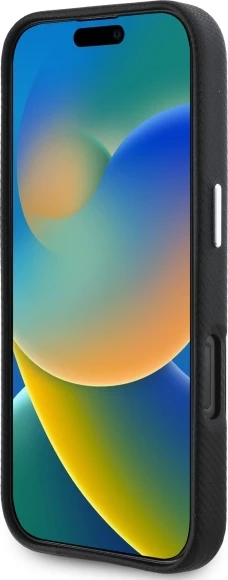 Mbështjellës BMW M Edition për iPhone 16 Pro Max, Kevlar, Metal, i zi