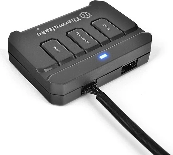 Ventilator kasë Thermaltake Riing 12 LED RGB 120mm, i zi