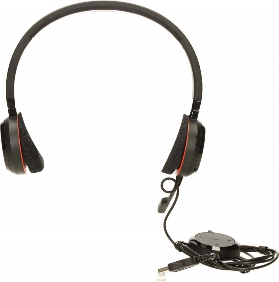 Kufje Jabra Evolve 20 Duo MS me mikrofon, USB, e zezë