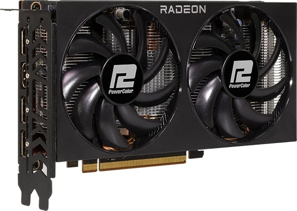Kartelë grafike PowerColor RX 7600, Radeon RX 7600, 8 GB, GDDR6, PCI Express 4.0, e zezë