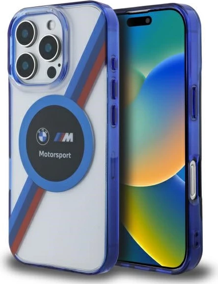 Mbështjellës BMW Motorsport IML Circle MagSafe për iPhone 16 Pro Max 6.9", transparent