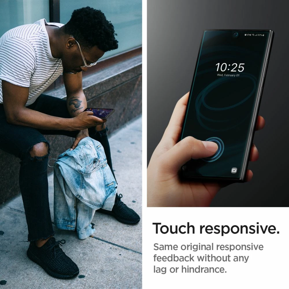 Folje mbrojtëse Spigen Neo Flex për Samsung Galaxy S24 Ultra, 2 copë