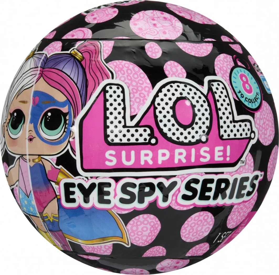 Lodër surprizë L.O.L. Surprise Eye Spy Mix Doll, MGA, 542629-EUC, plastikë, për vajza, ngjyra të ndryshme