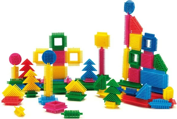 Set blloqe ndërtimi Wader Hedgehog Blocks 50 copë, shumëngjyrëshe