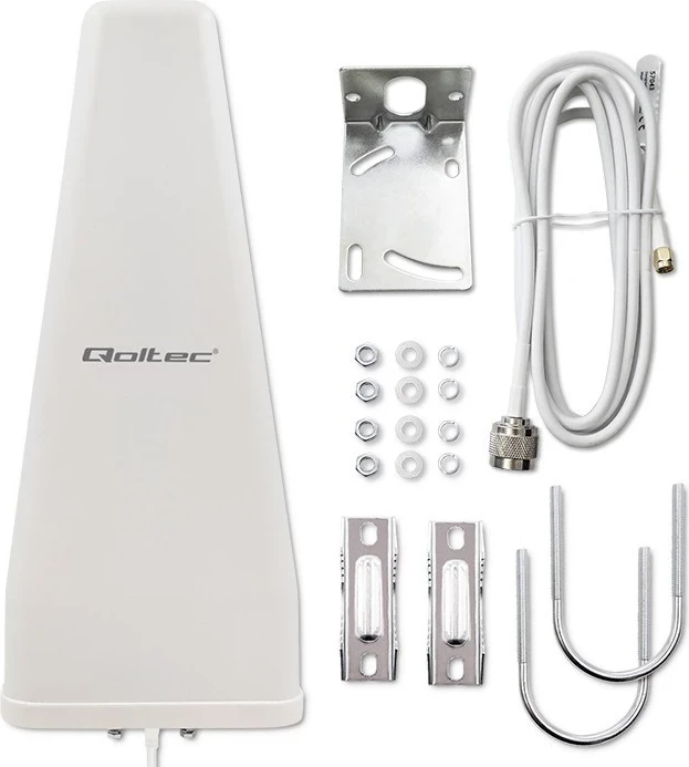 Antena Qoltec 57043 4G LTE DUAL, Bakër