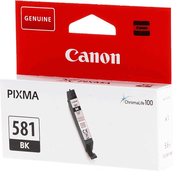 Kartrixh boje Canon CLI-581BK 5.6 ml rendiment 1505 faqe standard e zezë