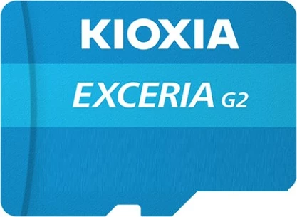 MicroSDHC Kioxia EXCERIA G2 32GB Class 10 UHS-III kaltër