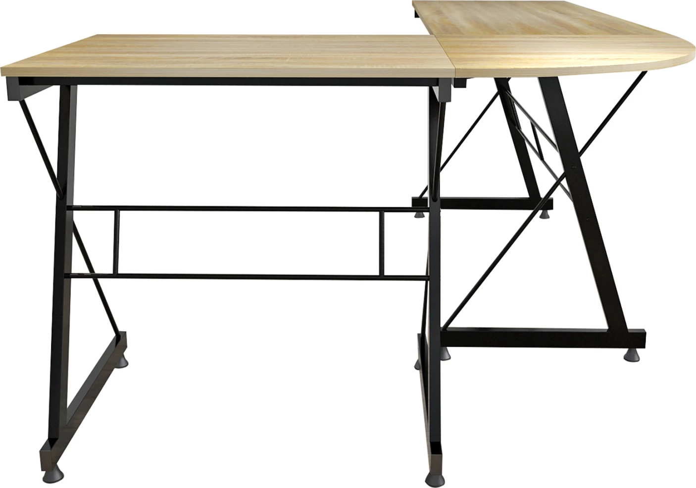 Zyrë këndore sonama me kornizë metalike FH2127.01 158x120x74 cm