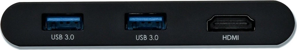 Adapter USB-C i-tec C31DTPDHDMI me HDMI, 2x USB 3.0, Power Delivery, i zi