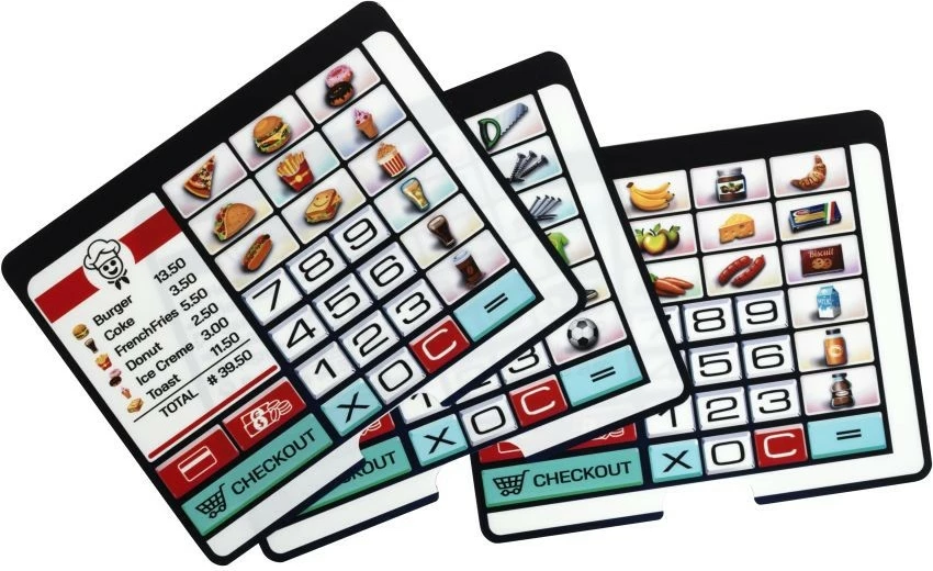 Kasë vetëshërbimi lodër Klein 7265 me aplikacion, shumëngjyrëshe, set aksesorësh