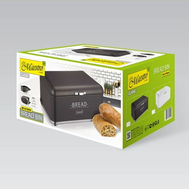 Kuti buke Maestro MR-1677-AR-BL, çelik inoksi, e zezë