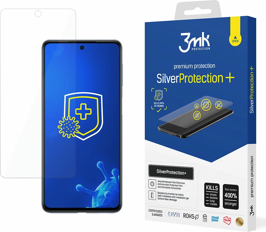 Mbështjellës mbrojtës ekrani 3mk SilverProtection+ për Samsung Galaxy M53 5G, Transparent