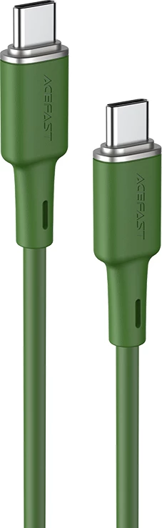 Kabllo Acefast C2-03, USB-C në USB-C, 1.2m, 60W, e gjelbër