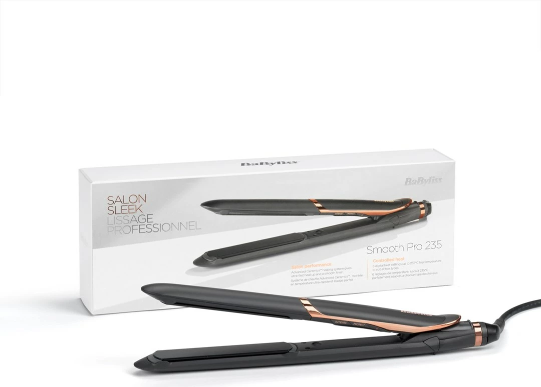 Hekur drejtimi flokësh Babyliss ST394E, 42 W, i zi