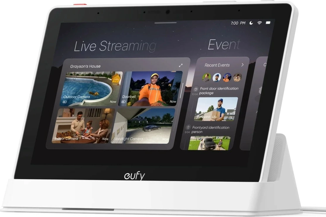 Smart display Anker E10 (T87A03W1) 8", 1280x800, microSD deri 512GB, bateri 4050 mAh, Black + White