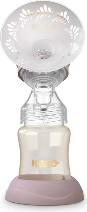 Pompë gjiri elektronike neno NENO PERFETTO, 150 ml, wireless, 3 faza, rozë