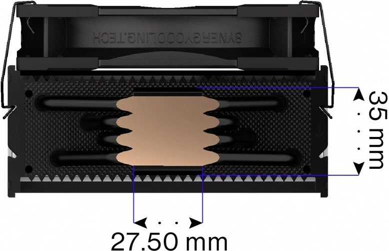 Ftohës procesori Endorfy Fera 5 Black ARGB, EY3A012, me ndriçim ARGB, 12 cm, i zi