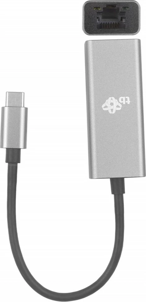 Adapter USB C në RJ45 TB AKTBXKAUCMRJ45G, Gri