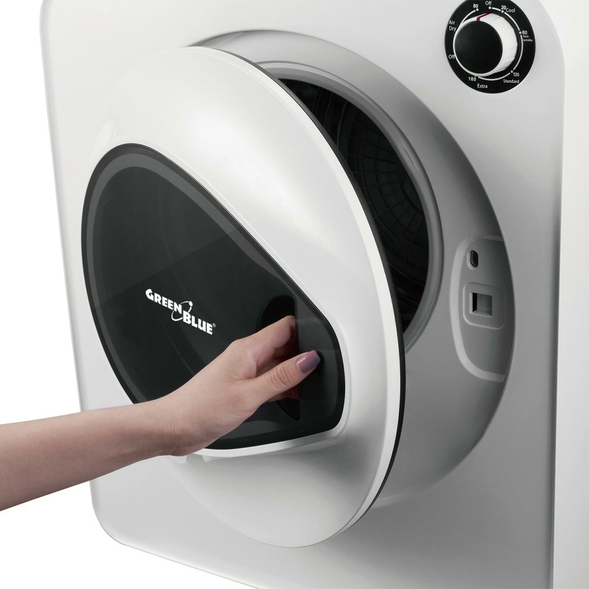 Tharëse rrobash GreenBlue GB405, 3 kg, 830W, Bardhë