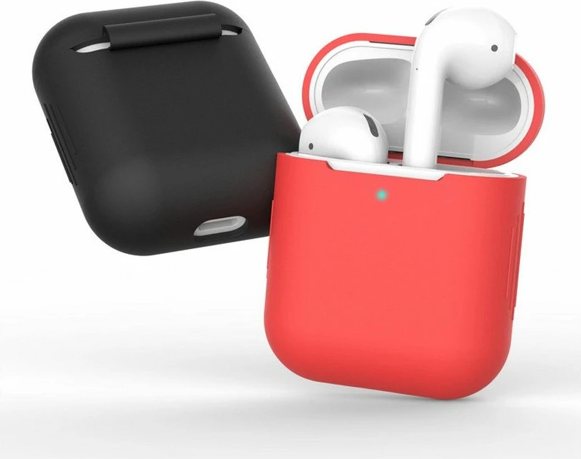 Mbështjellës Tech-Protect Icon për AirPods 1/2, i zi