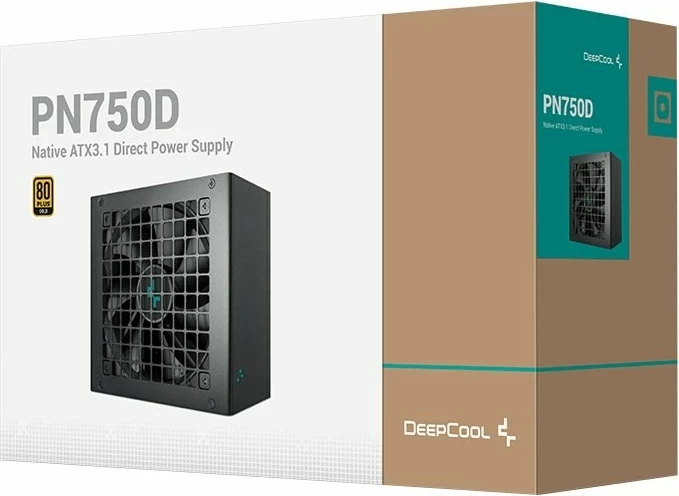 Kasë furnizimi DEEPCOOL PN750D, 750 W, 80 PLUS Gold, e zezë
