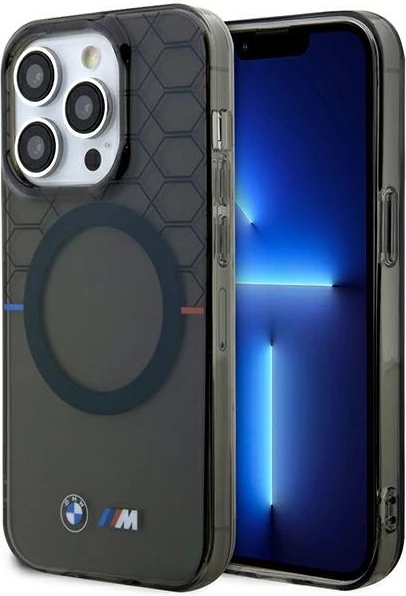Mbështjellës BMW Pattern MagSafe për iPhone 14 Pro 6.1", Gri