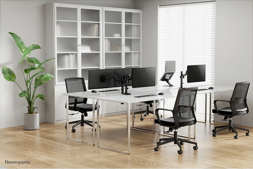 Krah monitori Neomounts DS70-750BL2, Clamp/Grommet, 7 kg, 43.2 cm (17"), 68.6 cm (27"), 100 x 100 mm, E zezë