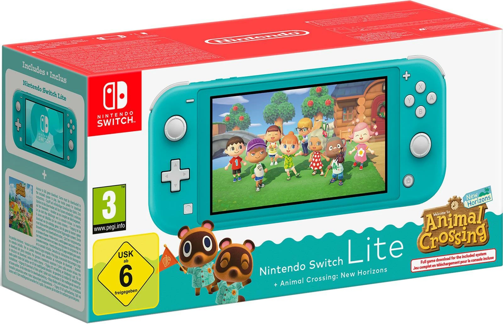 Konzolë Nintendo Switch Lite Animal Crossing Turquoise